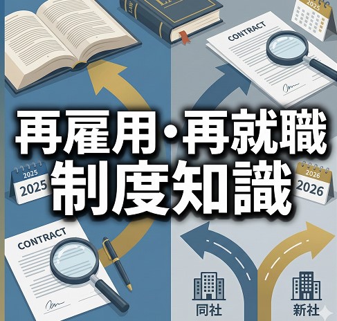 60歳以降は再雇用や再就職を選ぶための制度知識