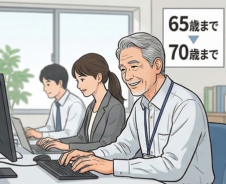 65歳までの雇用確保義務と70歳までの就業確保