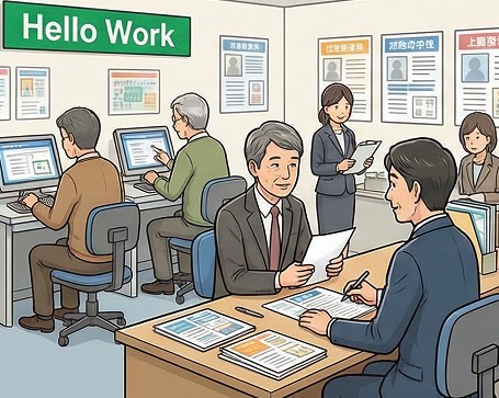 ハローワークの使い方とミドルシニア向け求人検索