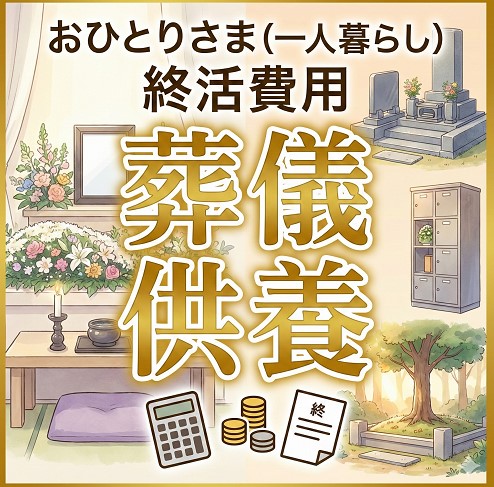 おひとりさま終活費用と葬儀供養の選び方
