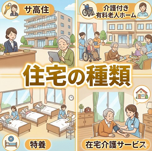 終の棲家を一人暮らしで選ぶための住宅の種類