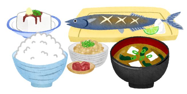 米を主食にする