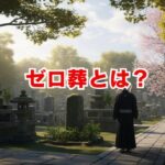 ゼロ葬とは？費用や注意点から新しい供養まで徹底解説