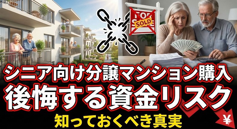 シニア向け分譲マンション購入で後悔する資金リスク