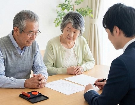 契約内容と重要事項説明書の確認
