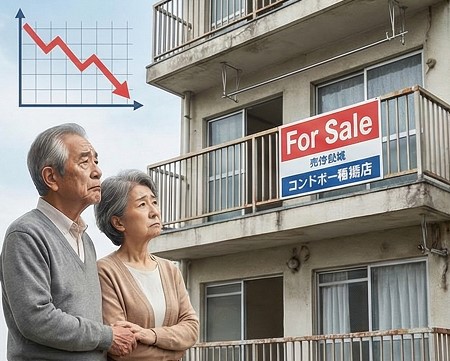 資産価値が下がり売れない現実