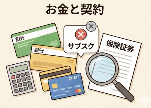 お金と契約の棚卸しやサブスクの管理ルート