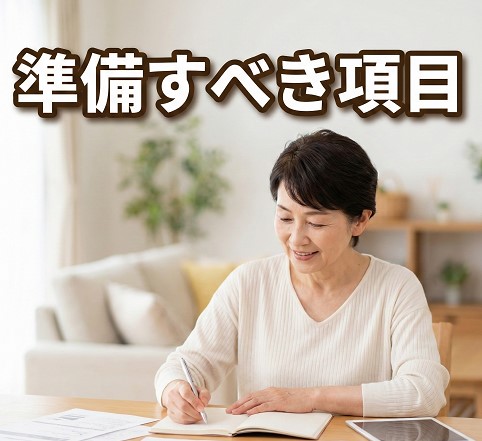 ひとり終活で準備すべき項目