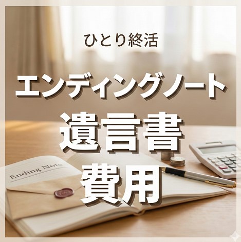 エンディングノート・遺言書・費用は