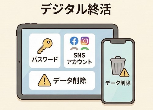 デジタル終活とデジタル遺品の適切な整理方法
