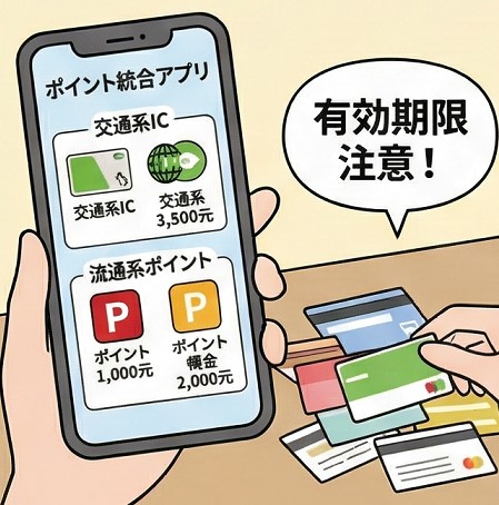 電子マネーやポイント整理で不利益を避ける